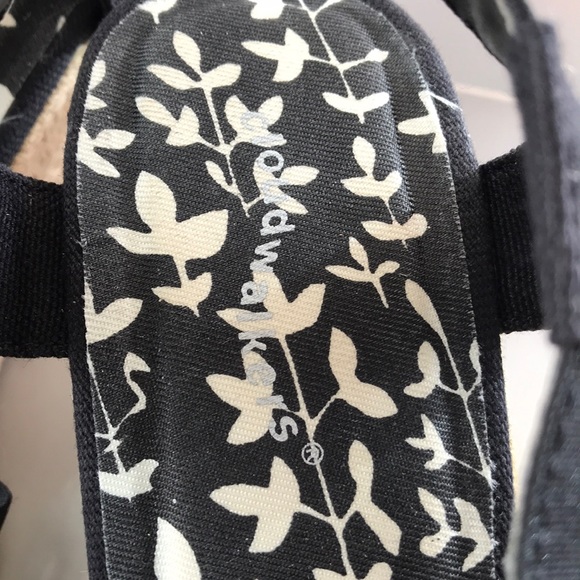 Cloudwalkers rosalee black espadrille wedge sandal - Picture 10 of 12